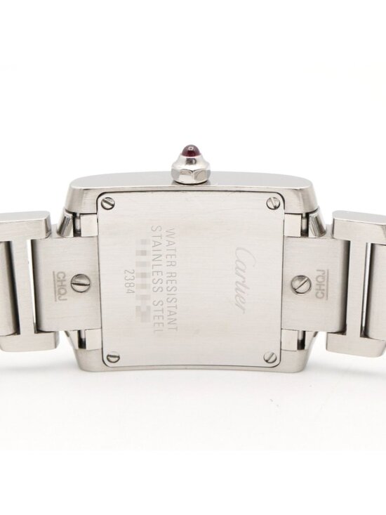 Cartier Watch Tank Francaise SM Pink Shell Stainless Steel main image 15